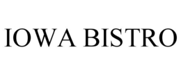 IOWA BISTRO trademark