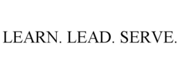 LEARN. LEAD. SERVE. trademark