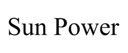 SUN POWER trademark