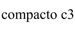 COMPACTO C3 trademark