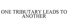 ONE TRIBUTARY LEADS TO ANOTHER trademark