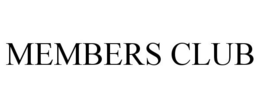 MEMBERS CLUB trademark