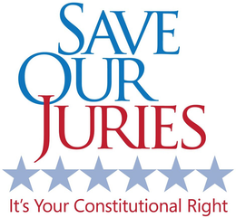 SAVE OUR JURIES IT'S YOUR CONSTITUTIONAL RIGHT trademark