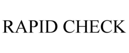 RAPID CHECK trademark