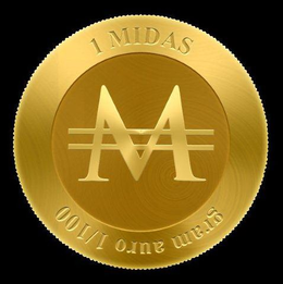 M 1 MIDAS GRAM AURO 1/100 trademark
