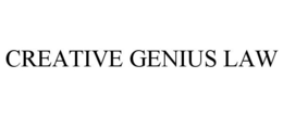 CREATIVE GENIUS LAW trademark