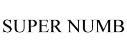 SUPER NUMB trademark