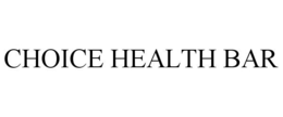 CHOICE HEALTH BAR trademark