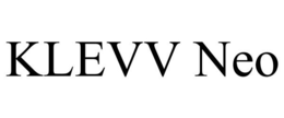 KLEVV NEO trademark