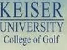 KEISER UNIVERSITY COLLEGE OF GOLF trademark