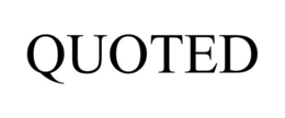 QUOTED trademark