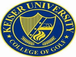 KEISER UNIVERSITY COLLEGE OF GOLF trademark