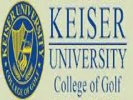 KEISER UNIVERSITY COLLEGE OF GOLF trademark