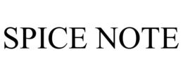 SPICE NOTE trademark