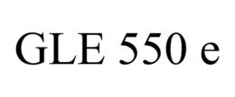 GLE 550 E trademark