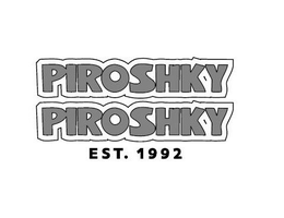 PIROSHKY PIROSHKY EST. 1992 trademark