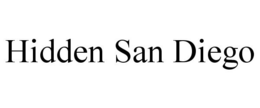HIDDEN SAN DIEGO trademark