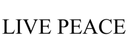 LIVE PEACE trademark