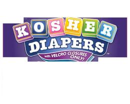 KOSHERDIAPERS WITH VELCRO CLOSURES ONLY! trademark
