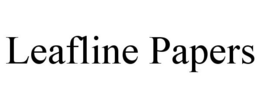 LEAFLINE PAPERS trademark
