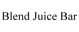 BLEND JUICE BAR trademark
