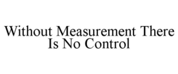 WITHOUT MEASUREMENT THERE IS NO CONTROL trademark