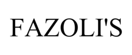 FAZOLI'S trademark