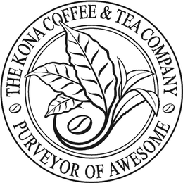 THE KONA COFFEE & TEA COMPANY PURVEYOR OF AWESOME trademark