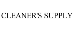 CLEANER'S SUPPLY trademark