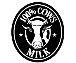 100% COWS MILK trademark