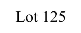LOT 125 trademark