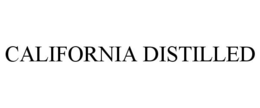 CALIFORNIA DISTILLED trademark