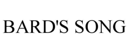 BARD'S SONG trademark