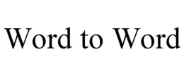 WORD TO WORD trademark