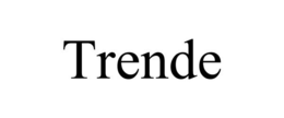 TRENDE trademark
