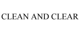 CLEAN AND CLEAR trademark