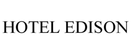 HOTEL EDISON trademark