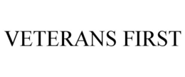 VETERANS FIRST trademark