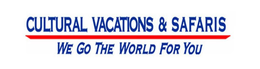 CULTURAL VACATIONS & SAFARIS WE GO THE WORLD FOR YOU trademark