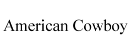 AMERICAN COWBOY trademark
