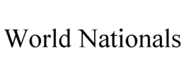 WORLD NATIONALS trademark