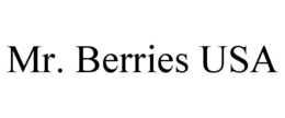 MR. BERRIES USA trademark