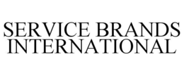 SERVICE BRANDS INTERNATIONAL trademark