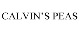 CALVIN'S PEAS trademark