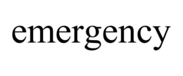 EMERGENCY trademark