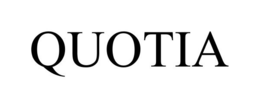 QUOTIA trademark