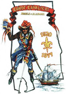 CONDE CAVALIERS MOBILE ALABAMA 1520 1977 trademark