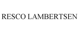 RESCO LAMBERTSEN trademark