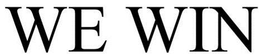 WE WIN trademark