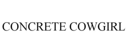 CONCRETE COWGIRL trademark